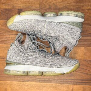 Nike LeBron James 15 City Edition Gray Size 10 Basketball Shoes